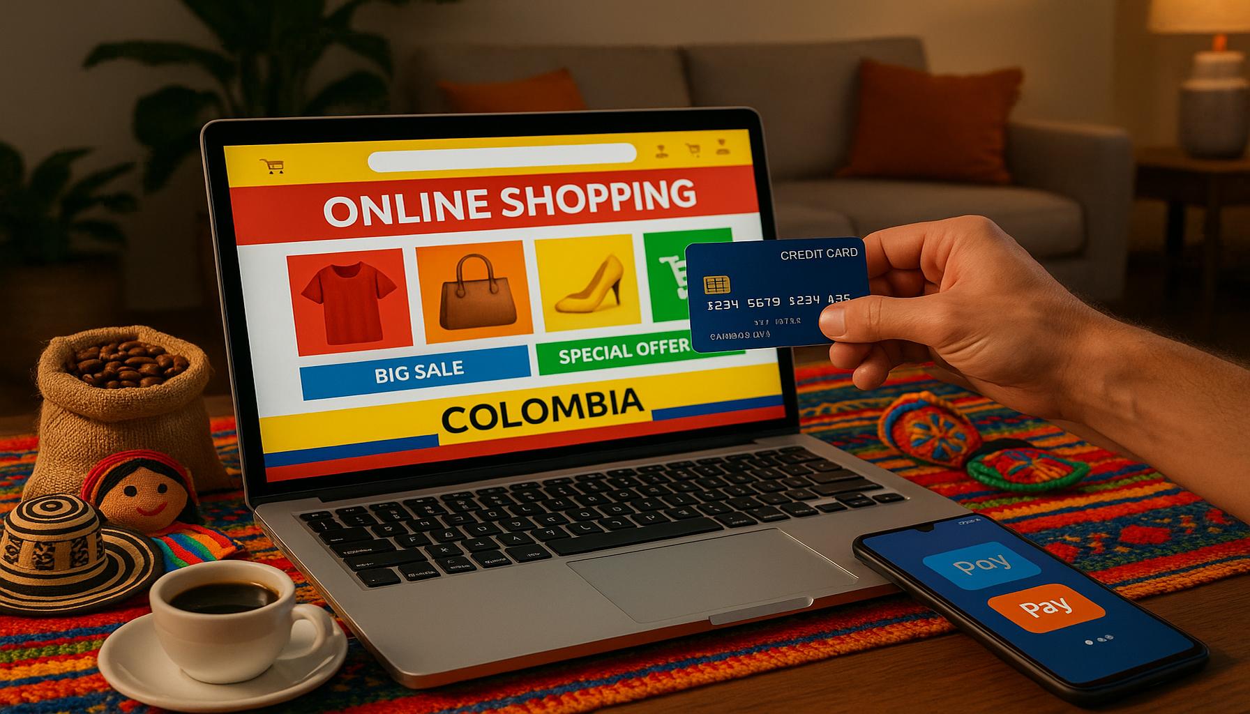 La influencia de las tarjetas de crédito en las compras en línea en Colombia