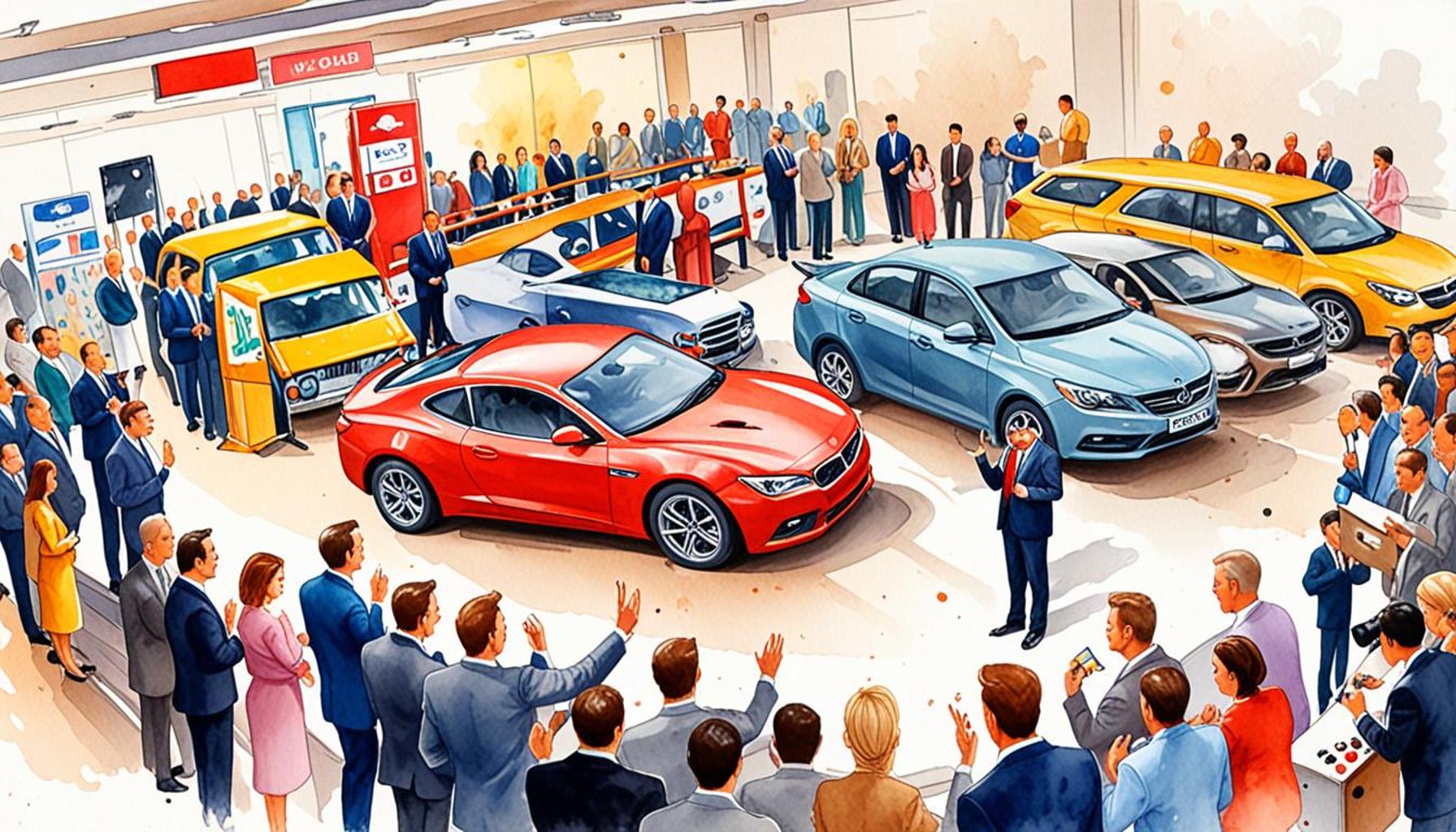 O Impacto da Concorrência na Negociação de Preços em Leilões de Carros