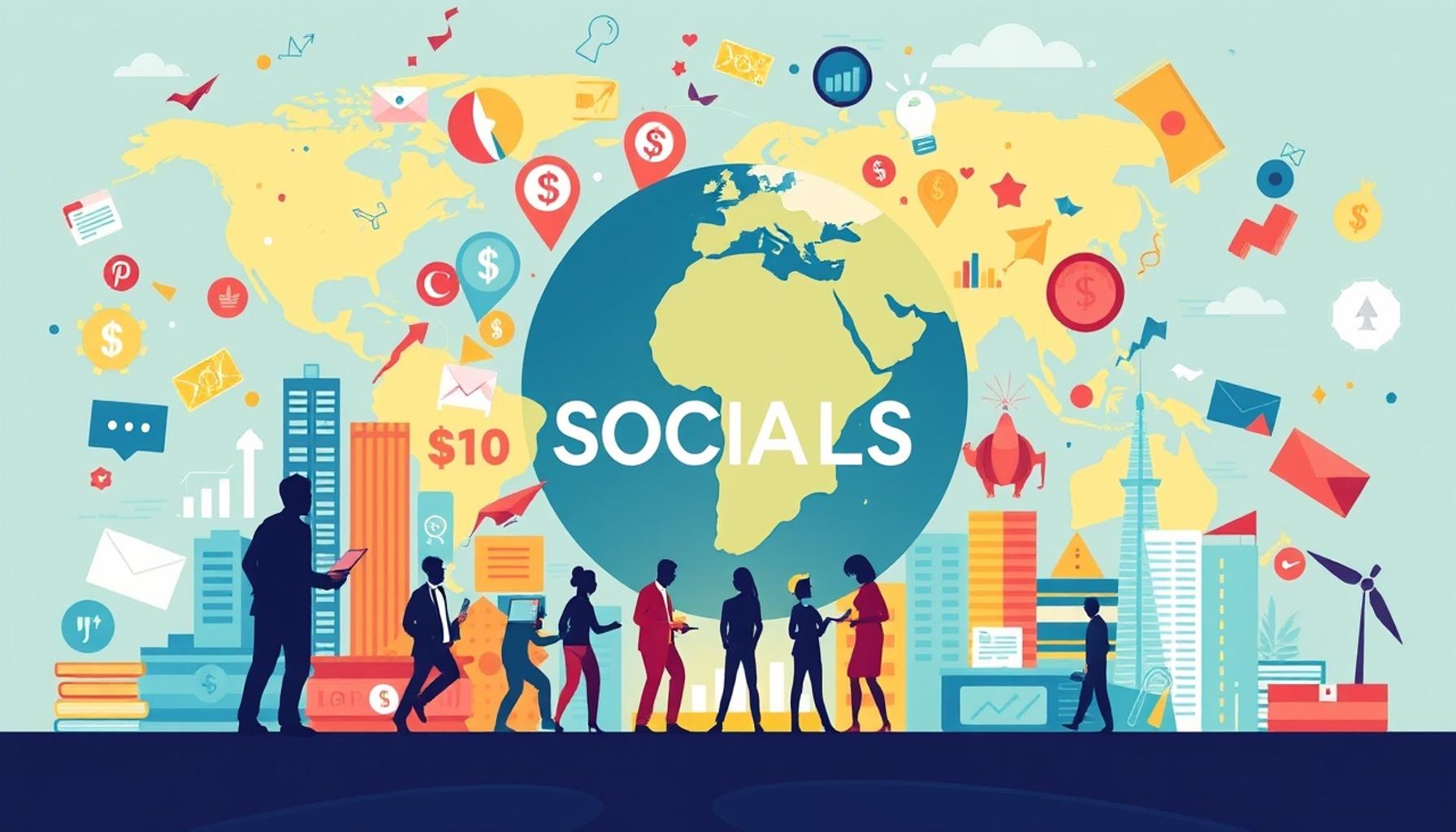 Social Media and the Formation of Social Movements on a Global Scale