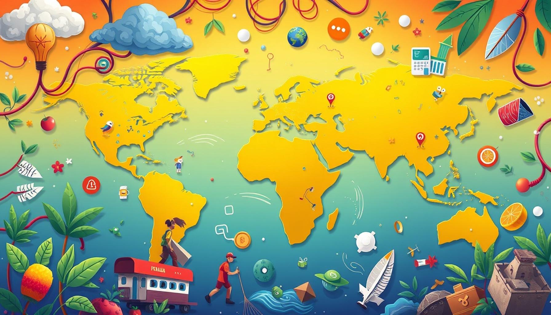 Connectivity and Sustainability: How Global Networks Can Help Combat Climate Change